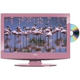 Cello C1975F 19-inch Widescreen LCD, DVD Combi TV - Pink