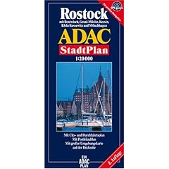 ADAC Stadtpl�ne, Rostock mit Graal-M�ritz: Mit City- und Durchfahrtsplan. Mit Radwegen. Mit Postleitzahlen. Mit gro�er Umgebungskarte