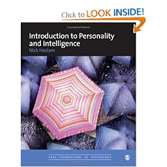 Introduction to Personality and Intelligence (SAGE Foundations of Psychology series)