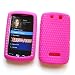 RIM BlackBerry Storm 9530 Thunder 9500 Soft Rubber Skin Case Silicone Protector Cover With Diamonds Hot Pink