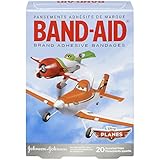 Band-Aid Brand Adhesive Bandages, Planes, 20 Count