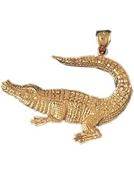 CleverEves 14K Gold Pendant Crocodile 6.2 - Gram(s)