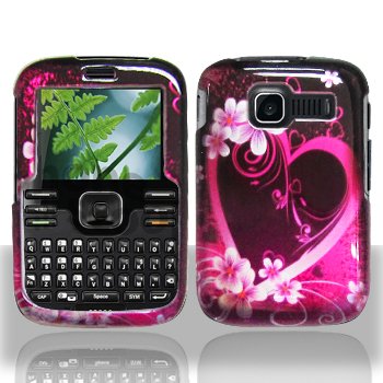 Premium - Kyocera S2300/Torino Purple Love Cover - Faceplate - Case - Snap On - Perfect Fit Guaranteed