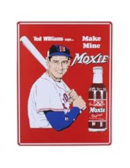 Home: Ted Williams Make Mine Moxie Boston Red Sox Baseball Retro Vintage Tin Sign - Poster Revolution