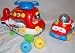Lot of 2: Vtech Explore & Learn Helicopter & Roll Arounds Fire Truck with Roll Arounds Ball