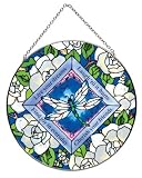 White Roses/Words To Live By Sun Catcher