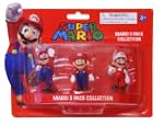 Super Mario 6cm Mario Minifiguren 3er...