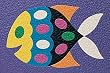 Lauri FISH Crepe Rubber Puzzle 15 pcs Textured