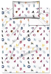 MLB All Team Twin Sheet Set