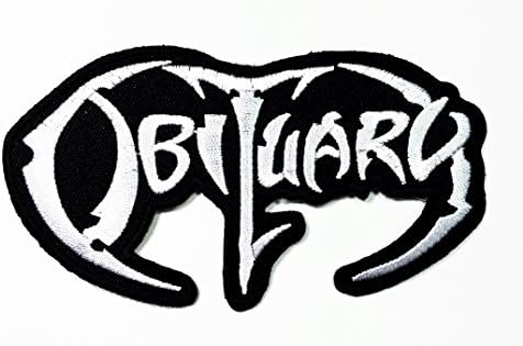 Obituary Heavy Metal Band Iron on Patches Free Shipping to World Wide. New with High Quality for Your Cloth By Jupeter