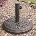 HEAVY DUTY METAL GARDEN PATTERNED PARASOL BASE PATIO