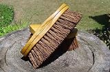 LEGENDS Oiled Palmyra Curved-Back Mud Brush