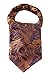 SetSense Men's Paisley Jacquard Woven Self Cravat Tie Ascot Set One Size Orange / Navy Blue