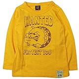 《H28年秋冬物》BOOM TOWNKIDS(ブームタウンキッズ) WANTED スラブ天竺長袖Tシャツ 90cm/イエロー NO.F-961025
