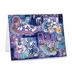 Espurr & Meowstic Wanted Notecard Set (12 cards, envelopes, and seals)