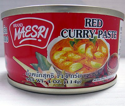 Red Curry Paste Maesri 4 Oz by Maesri