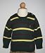 Apparel : Polo By Ralph Lauren Boys Striped Crewneck Sweater w/ Multi-Colored Polo Pony