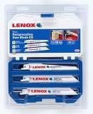 Lenox 10734 15-Piece Reciprocating Saw Blade Kit with Plastic Case