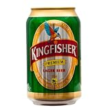 インド　ビール　キングフィッシャー　プレミアム　ラガー　330ml　12本　缶　輸入ビール　輸入発泡酒
