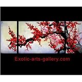 Modern Abstract Paintings Cherry Blossom Oil Paintings 0011