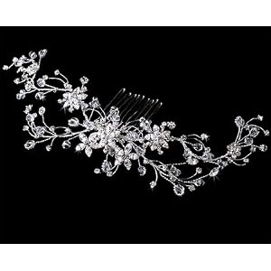 Escada Crystal and Rhinestone Bridal Comb