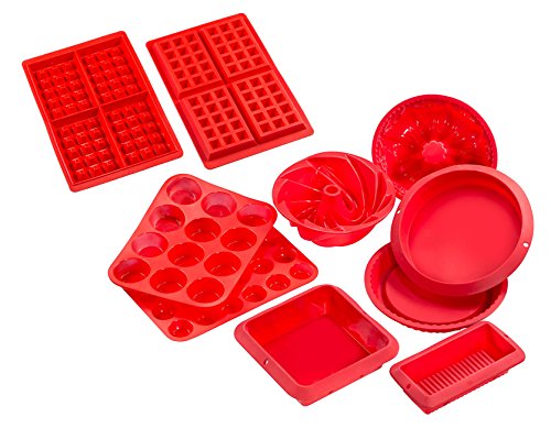 Sorbus silicone value baking set, bundle of 9 different…
