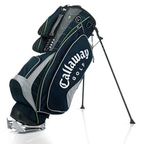 CALLAWAY GOLF WARBIRD X STAND BAG. NAVY. NEW FOR 2009.
