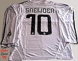 REAL Madrid Soccer Jersey LONG Sleeves SNEIJDER Adult Medium FREE Shorts