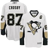 Reebok Pittsburgh Penguins #87 Sidney Crosby White Premier Hockey Jersey