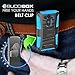 LG G3 Case, BUDDIBOX [HSeries] Heavy Duty Swivel Belt Clip Holster with Kickstand Maximal Protection Case for LG G3, (Blue)