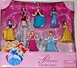 Disney Princess Figurine Figure Set (Glitter Princess)