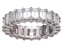 5.50 cttw Karina B(tm) Emerald Cut Diamonds Eternity Band - Platinum