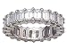 5.50 cttw Emerald Cut Diamonds Eternity Band by Karina B(tm) - Platinum
