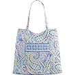 Vera Bradley Curvy Tote (Capri Blue)