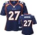 Knowshon Moreno Navy Reebok NFL Replica Denver Broncos Women's Jersey - Small