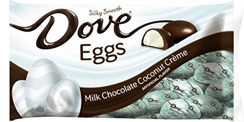 Dove Silky Smooth Milk Chocolate Coconut Crème Easter Eggs, 7.94 Ounce, Pack of 2