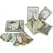 Cavallini Paris Holiday Gift Set: 12 glitter postcards and 36 die cut gift tags