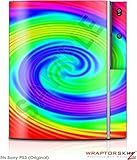 Sony PS3 Skin Rainbow Swirl