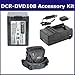 Sony DCR-DVD108 Camcorder Accessory Kit includes: SDM-109 Charger, ST80 Case, SDNPFH70 Battery