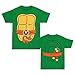 Teenage Mutant Ninja Turtles Adult Costume T-Shirt - Mike Orange (Small)