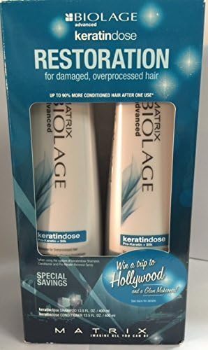 Matrix Keratindose Shampoo and Conditioner 13.5 Oz by Matrix Keratin