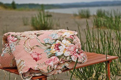 Floral Pink King Quilt