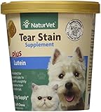 NaturVet 79903693 Tear Stain Plus Lutein 70 Count Soft Chew Cup