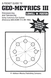 A Pocket Guide to Geo-Metrics III: Dimensioning and Tolerancing, Inch Version (Ten Pack)