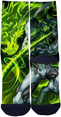 HansMo Overwatch Unisex Casual Cartoon Custom Socks