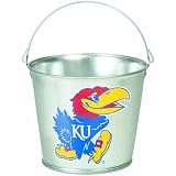 NCAA Kansas Jayhawks 5-Quart Galvanized Pail