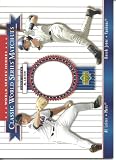 Al Leiter 2002 Upper Deck World Series Heroes Classic Match-Ups Memorabilia Jersey Card New York Mets