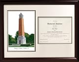 Alabama Crimson Tide Framed Scholar Diploma Frame with Lithograph