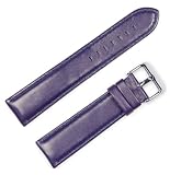Panerai Style Glove Leather Watchband Navy 22mm Watch band by deBeer Panerai Style Glove Leather Watchband Navy 22mm Watch band - by deBeer
