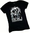 SG-U Cast -- Stargate Universe Crop Sleeve Fitted Juniors T-Shirt